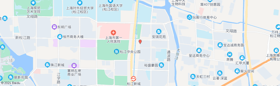 上海通跃路新松江路_公交站地图_上海公交_妙搜公交查询2024