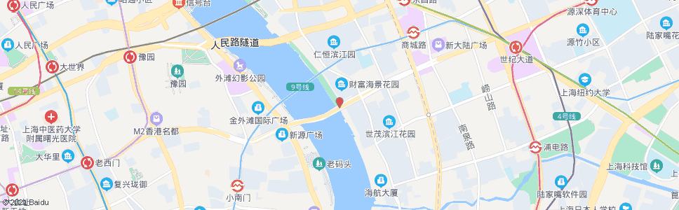 上海杨家渡口_公交站地图_上海公交_妙搜公交查询2024