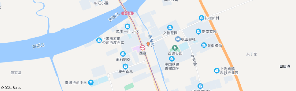 上海西渡车站_公交站地图_上海公交_妙搜公交查询2024