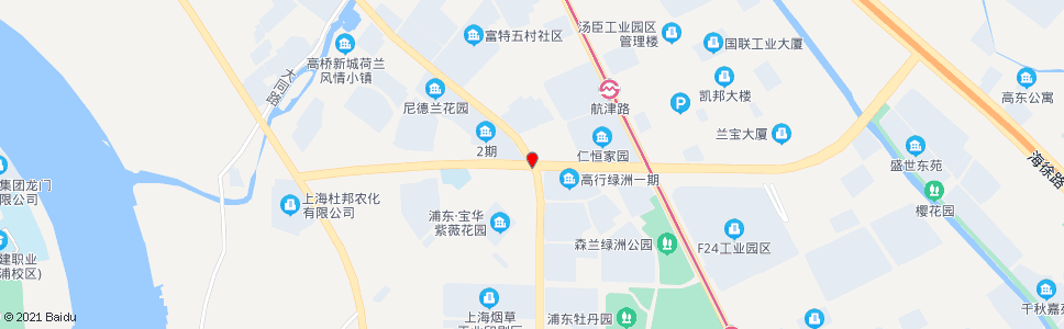 上海航津路张杨北路_公交站地图_上海公交_妙搜公交查询2024