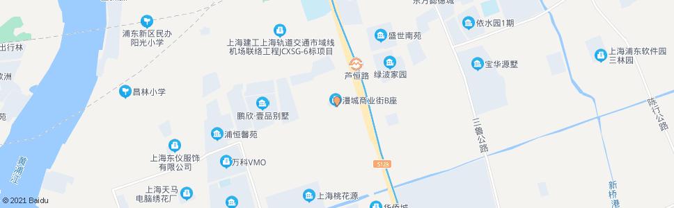 上海浦星公路芦恒路_公交站地图_上海公交_妙搜公交查询2024
