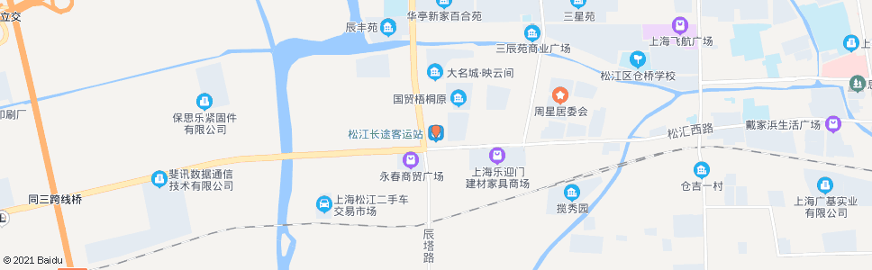 上海松江汽车西站_公交站地图_上海公交_妙搜公交查询2024