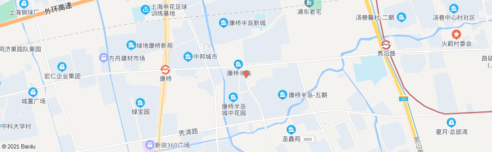 上海恒和中路秀沿路_公交站地图_上海公交_妙搜公交查询2024
