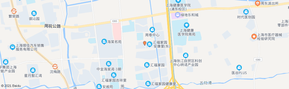 上海周阳路瑞福路_公交站地图_上海公交_妙搜公交查询2024