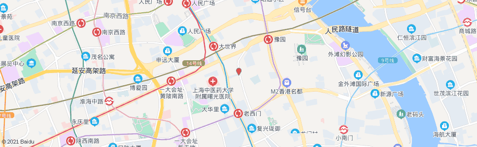 上海人民路_公交站地图_上海公交_妙搜公交查询2024
