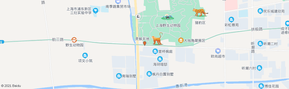 上海人民西路南六公路(项大)_公交站地图_上海公交_妙搜公交查询2024