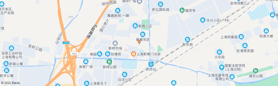 上海新育路新北街_公交站地图_上海公交_妙搜公交查询2024