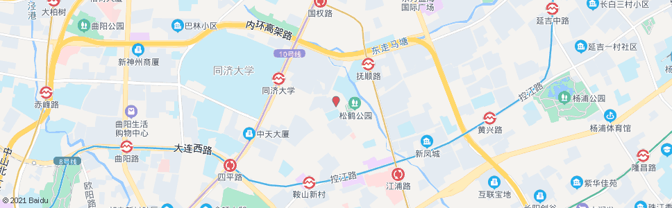 上海抚顺路铁岭路_公交站地图_上海公交_妙搜公交查询2024