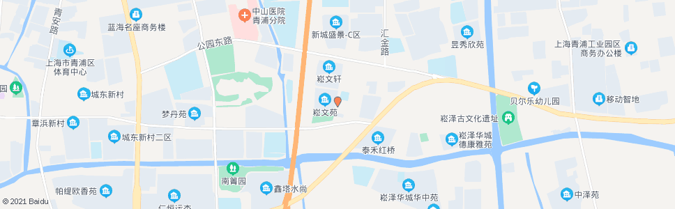 上海崧文南路青湖东路(招呼站)_公交站地图_上海公交_妙搜公交查询2024