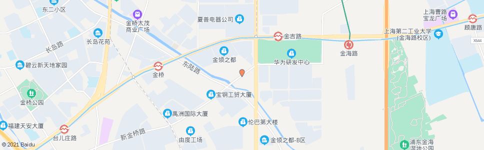 上海新金桥路申江路_公交站地图_上海公交_妙搜公交查询2024