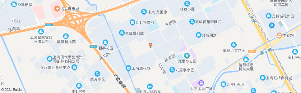 上海九杜路亭知路_公交站地图_上海公交_妙搜公交查询2024