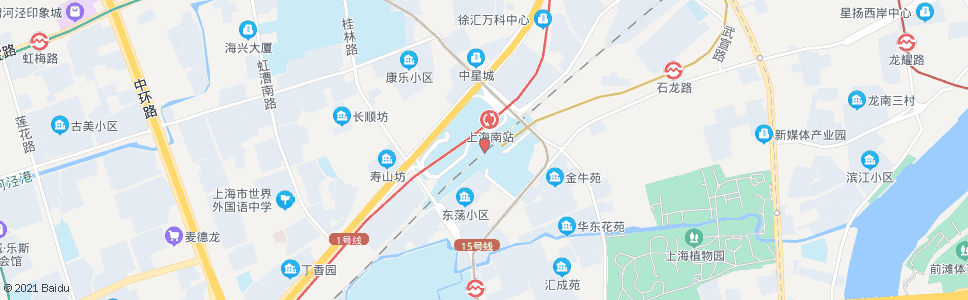 上海南石_公交站地图_上海公交_妙搜公交查询2024