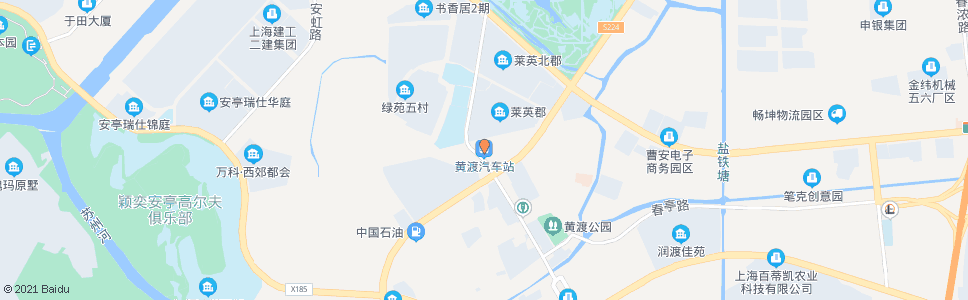 上海黄渡_公交站地图_上海公交_妙搜公交查询2024