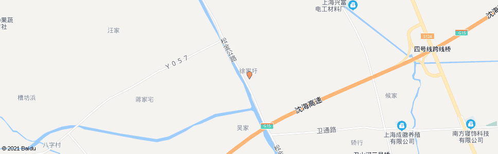 上海松金公路六里路(招呼站)_公交站地图_上海公交_妙搜公交查询2024