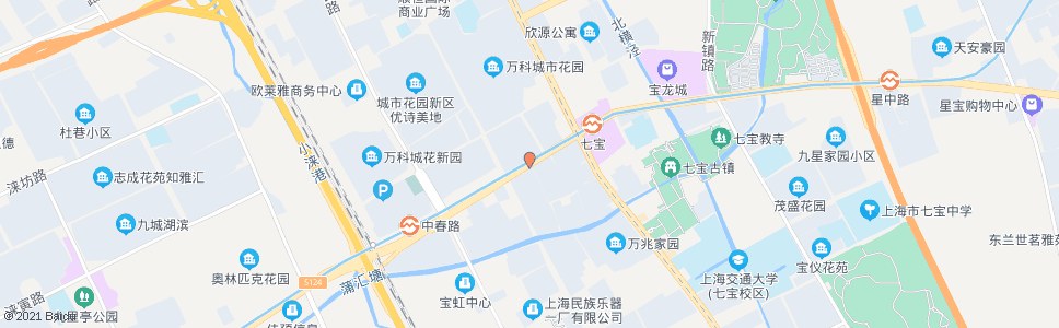 上海七莘路沪松公路_公交站地图_上海公交_妙搜公交查询2024