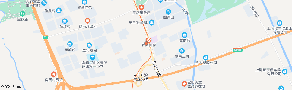 上海沪太公路杨南路_公交站地图_上海公交_妙搜公交查询2024