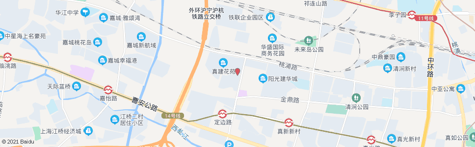 上海定边路桃浦路_公交站地图_上海公交_妙搜公交查询2024