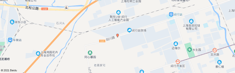 上海中心路剑川路_公交站地图_上海公交_妙搜公交查询2024