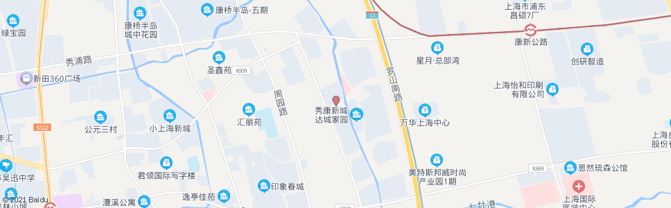 上海康丽路康达路_公交站地图_上海公交_妙搜公交查询2024