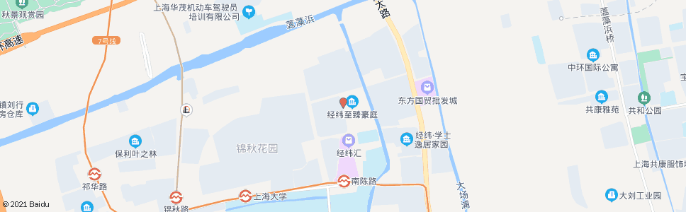 上海经地路涵青路_公交站地图_上海公交_妙搜公交查询2024