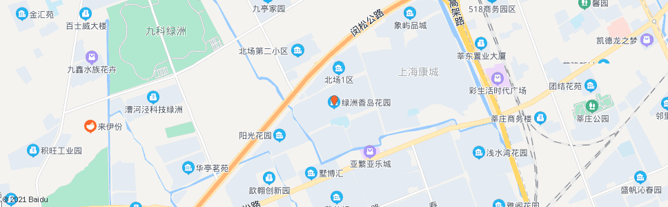 上海莘松路(绿洲香岛)_公交站地图_上海公交_妙搜公交查询2024