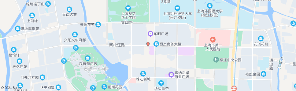 上海滨湖路新松江路_公交站地图_上海公交_妙搜公交查询2024