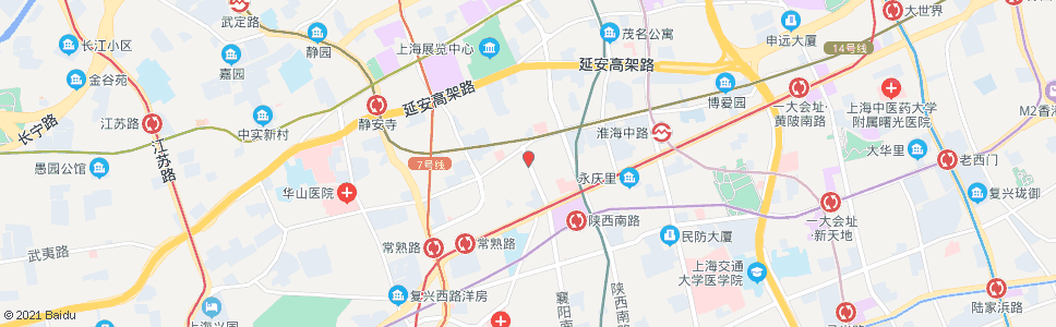上海襄阳北路长乐路_公交站地图_上海公交_妙搜公交查询2024
