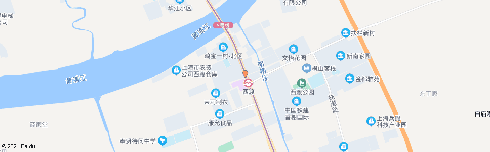 上海西渡菜场_公交站地图_上海公交_妙搜公交查询2024