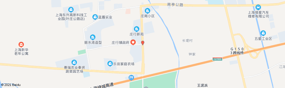 上海庄良路腾庄路_公交站地图_上海公交_妙搜公交查询2024