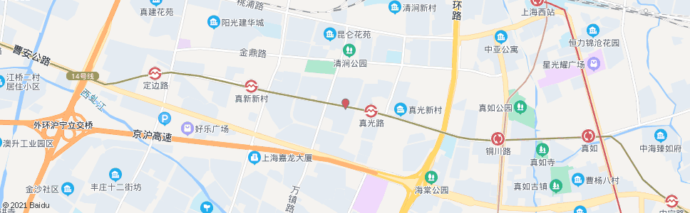 上海高陵路铜川路_公交站地图_上海公交_妙搜公交查询2024