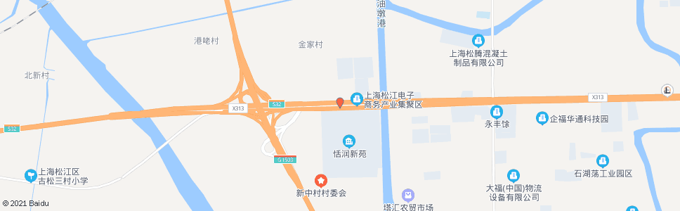 上海中心村_公交站地图_上海公交_妙搜公交查询2024