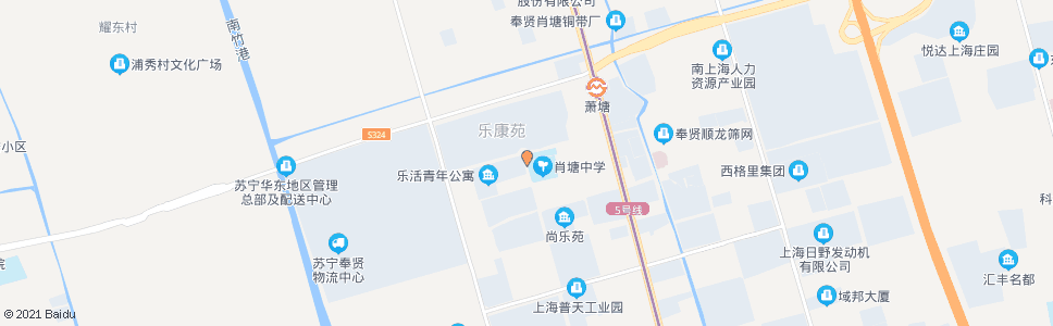 上海肖南路肖塘路_公交站地图_上海公交_妙搜公交查询2024