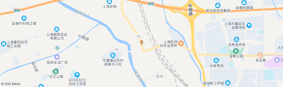 上海博园路金沙江西路_公交站地图_上海公交_妙搜公交查询2024