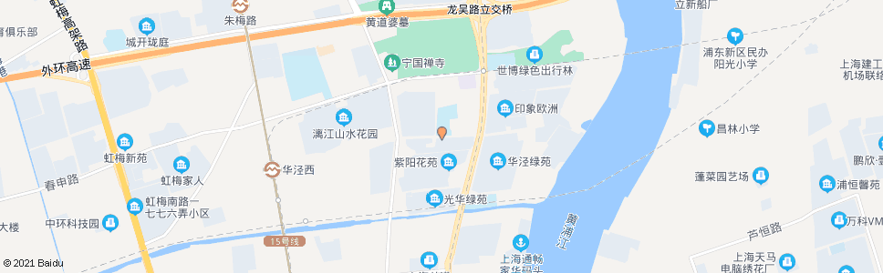 上海龙吟路华济路(紫阳花苑)_公交站地图_上海公交_妙搜公交查询2024