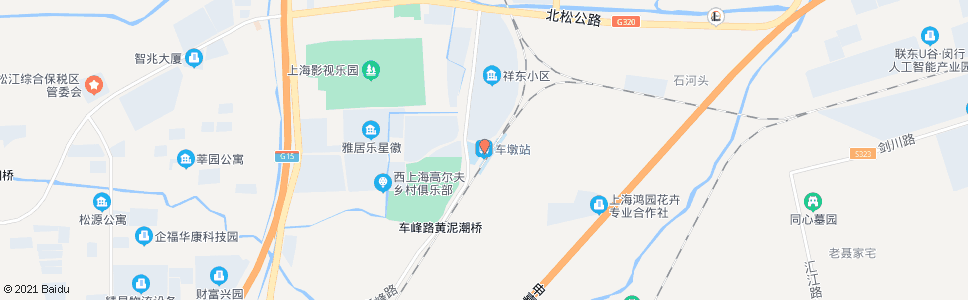 上海车墩站_公交站地图_上海公交_妙搜公交查询2024