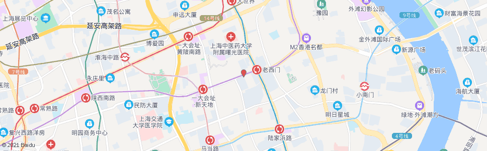上海复兴中路吉安路_公交站地图_上海公交_妙搜公交查询2024
