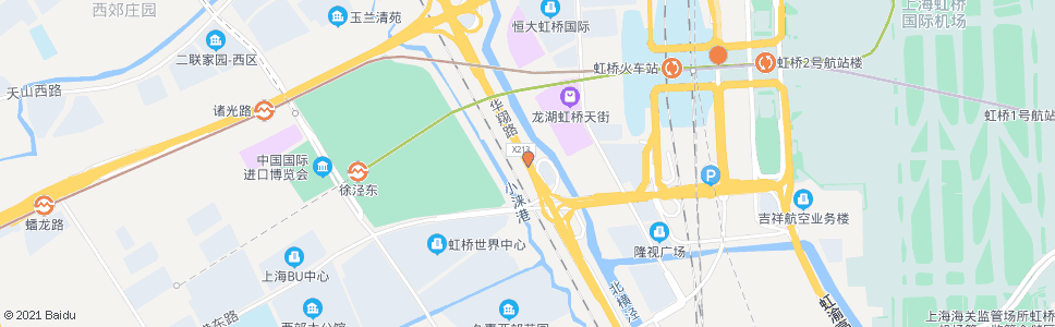 上海华翔路建虹路_公交站地图_上海公交_妙搜公交查询2024