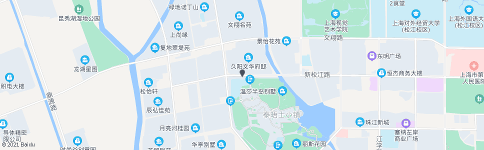 上海新松江路三新路_公交站地图_上海公交_妙搜公交查询2024