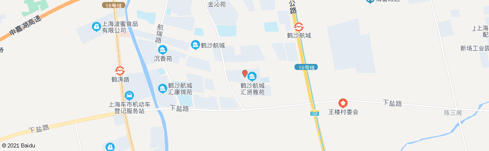 上海鹤永路鹤涛路_公交站地图_上海公交_妙搜公交查询2024