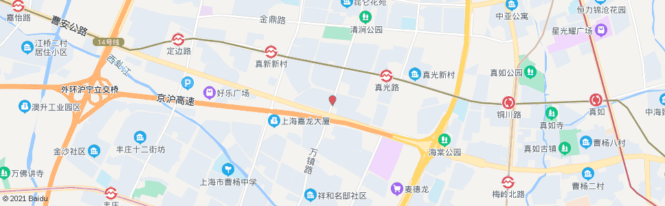 上海万镇路曹安路_公交站地图_上海公交_妙搜公交查询2024