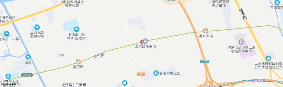 上海华洲路华洲北路_公交站地图_上海公交_妙搜公交查询2024