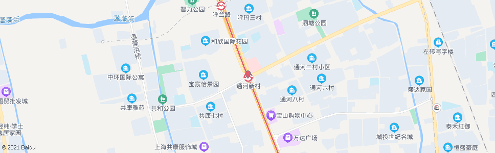 上海长江西路共和新路_公交站地图_上海公交_妙搜公交查询2024