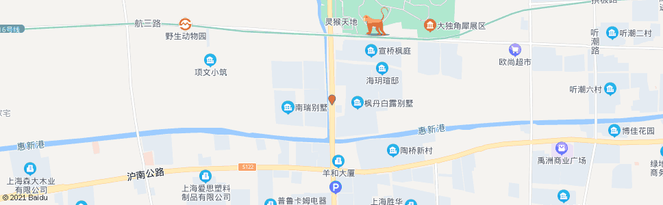 上海南六公路(枫丹白露)_公交站地图_上海公交_妙搜公交查询2024