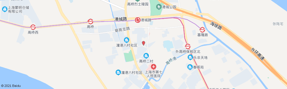 上海同港路花山路_公交站地图_上海公交_妙搜公交查询2024