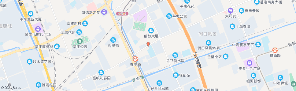 上海春申路天河路_公交站地图_上海公交_妙搜公交查询2024