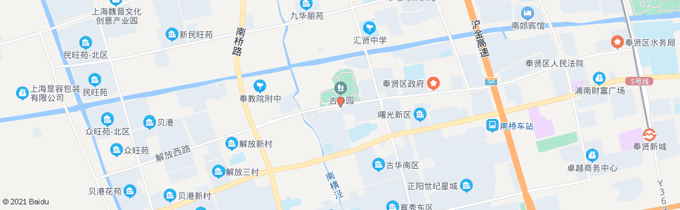 上海解放中路古华路_公交站地图_上海公交_妙搜公交查询2024