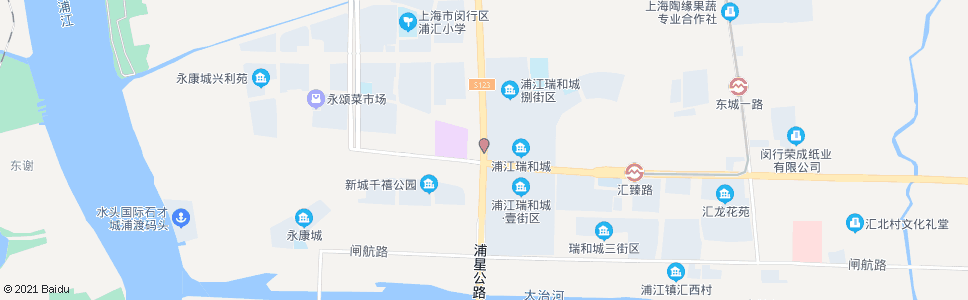 上海鲁南路浦星公路_公交站地图_上海公交_妙搜公交查询2024