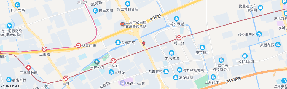 上海三林路杨高南路_公交站地图_上海公交_妙搜公交查询2024