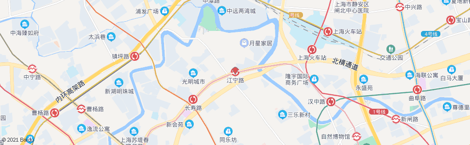 上海江宁路长寿路_公交站地图_上海公交_妙搜公交查询2024