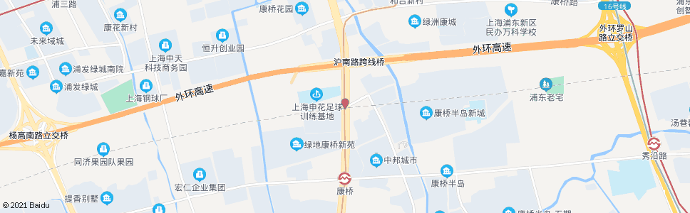 上海沪南公路秀康路(招呼站)_公交站地图_上海公交_妙搜公交查询2024